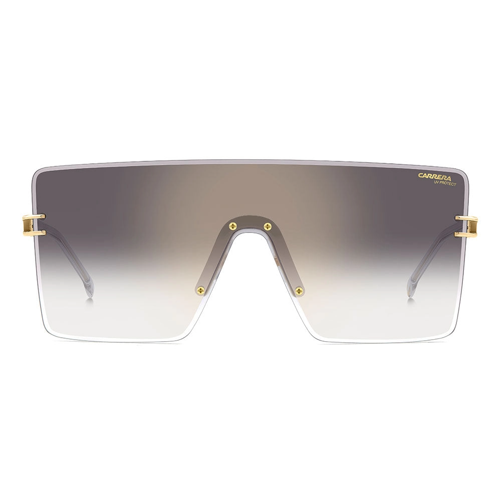 1075 Rimless Square Shield Women's Sunglasses