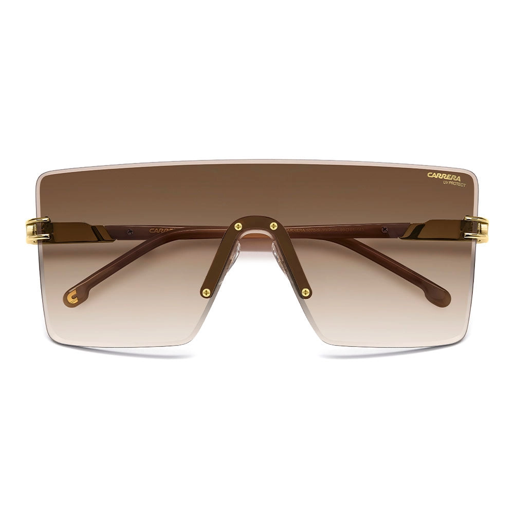 1075 Rimless Square Shield Women's Sunglasses