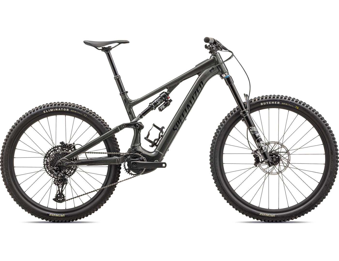 2024 Specialized TURBO Levo SL Comp 29" UL Alloy Mountain Bike - S5, GLOSS CHARCOAL / SILVER DUST / BLACK