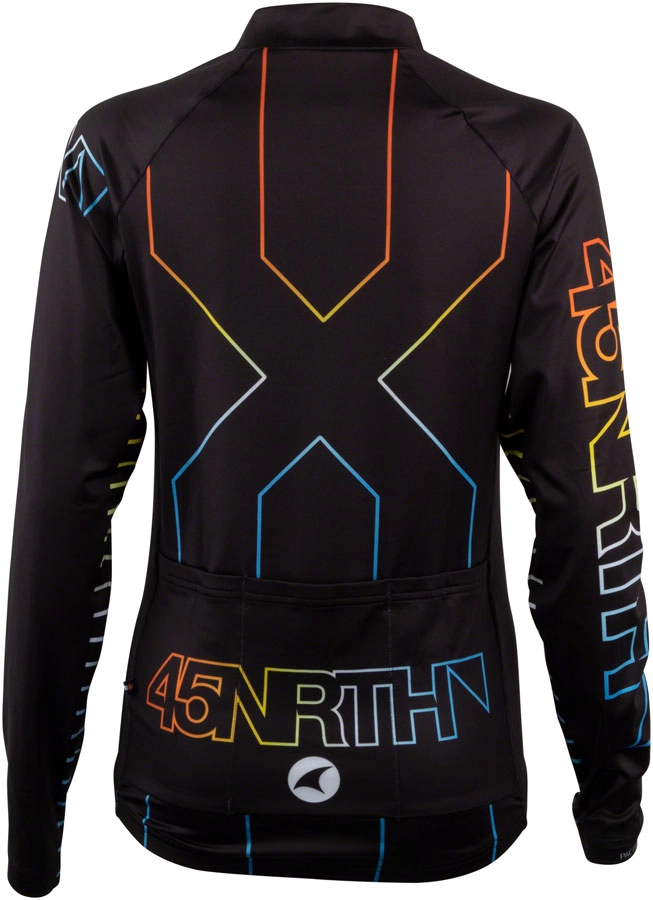 45NRTH Decade Long Sleeve Jersey - Womens Black 2X-Large