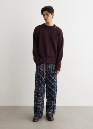 8oz Denim FOLK DOJO W-Knee Easy Baggy Pants