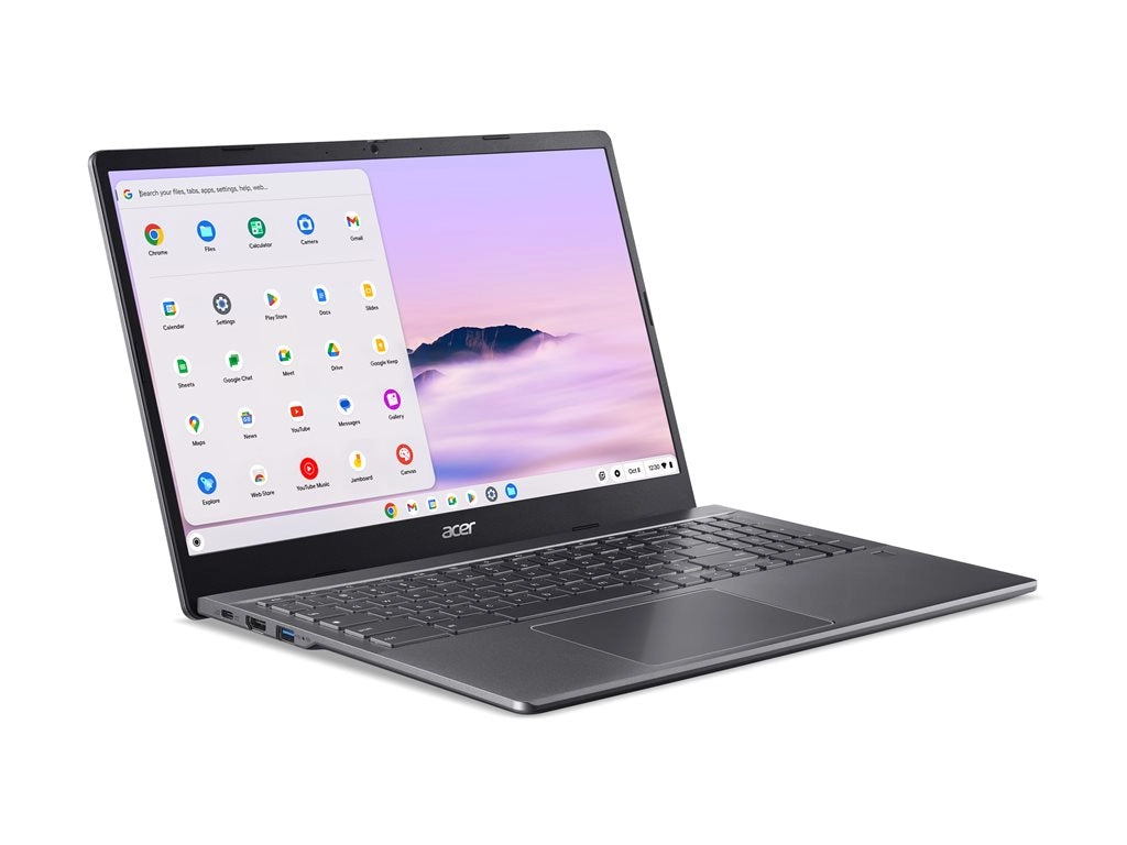 Acer Chromebook Plus 515 CBE595-2T - Intel Core 5 - 120U / up to 5 GHz - Chrome OS - Intel Graphics - 8 GB RAM - 256 GB SSD NVMe NX.KW4AA.004