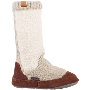 Acorn Kid's Slouch Boot Slippers - Comfort Buff Popcorn, K8/9 | A18703ACC8-9