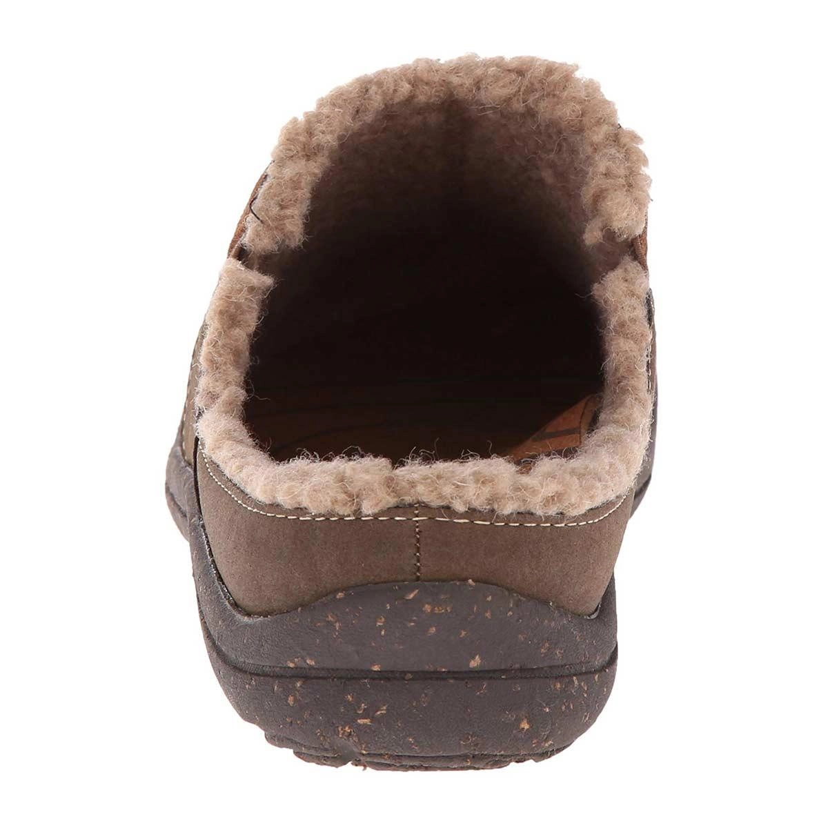 Acorn Men's Slipper - Wearabout Slide with FirmCore Chocolate Suede | A10124