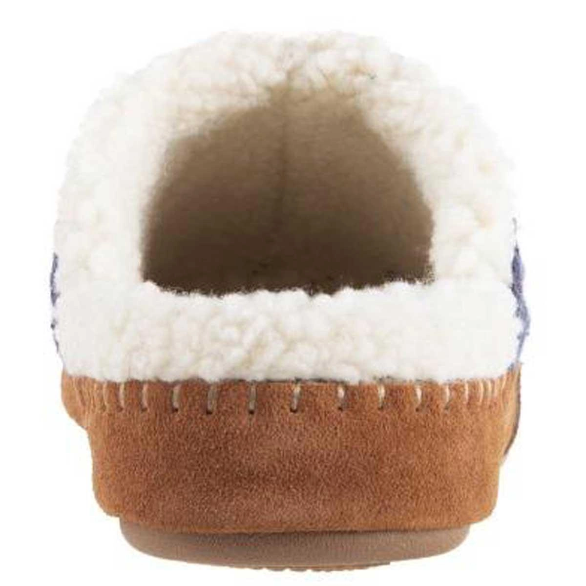 Acorn Women’s Clog - Sustainable Camden Navy Wool Rubber Outsole, M | A20136NBLWM