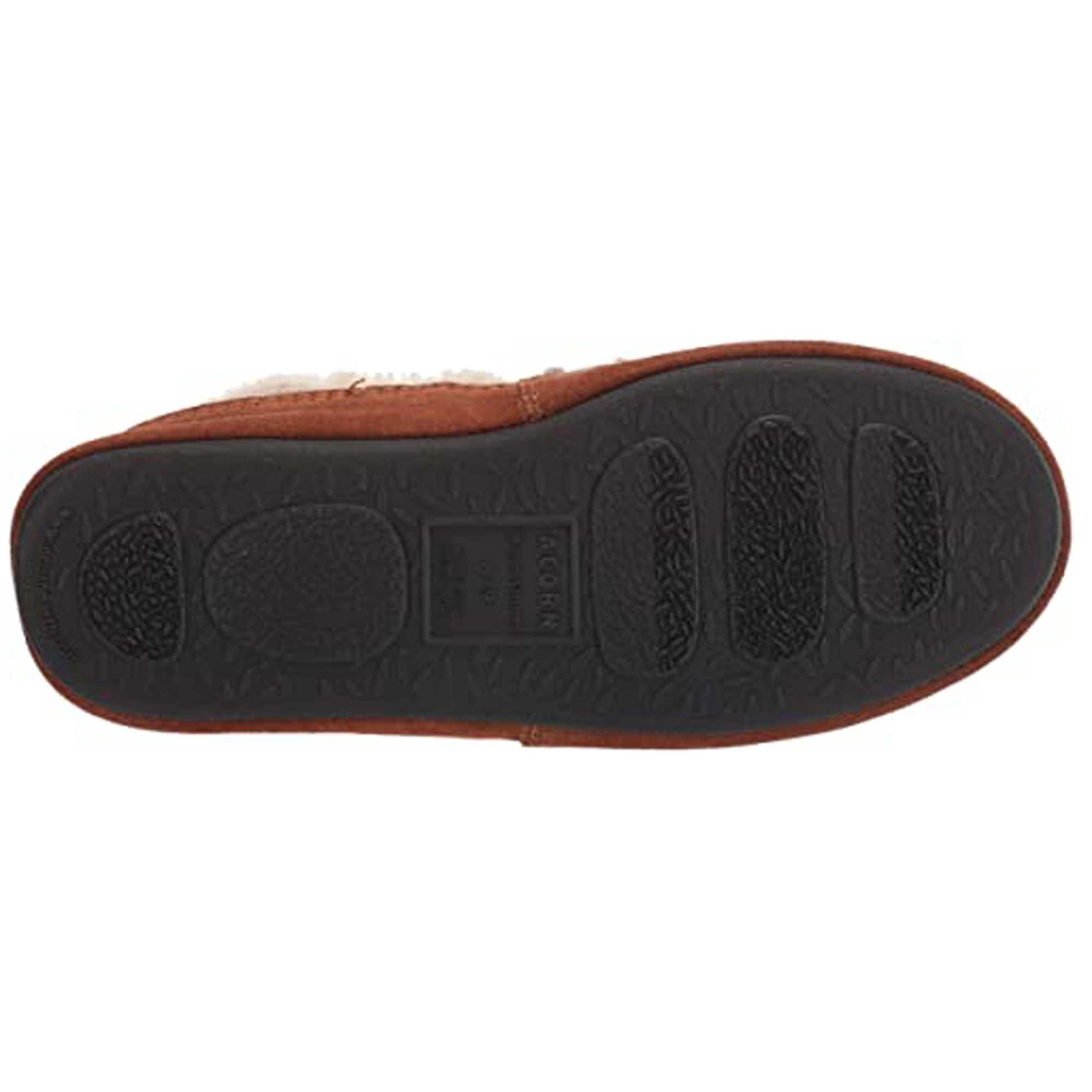 Acorn Women's Moc Slippers - Knit Uppers Cozy, Oatmeal Heather, Medium | A18605NOHWM