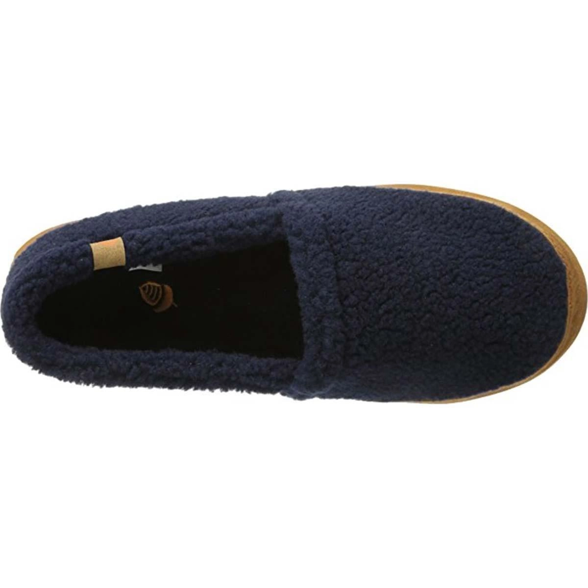 Acorn Women’s Moc Slippers - Original Cozy, Navy Popcorn, Small | A10080NPCWS