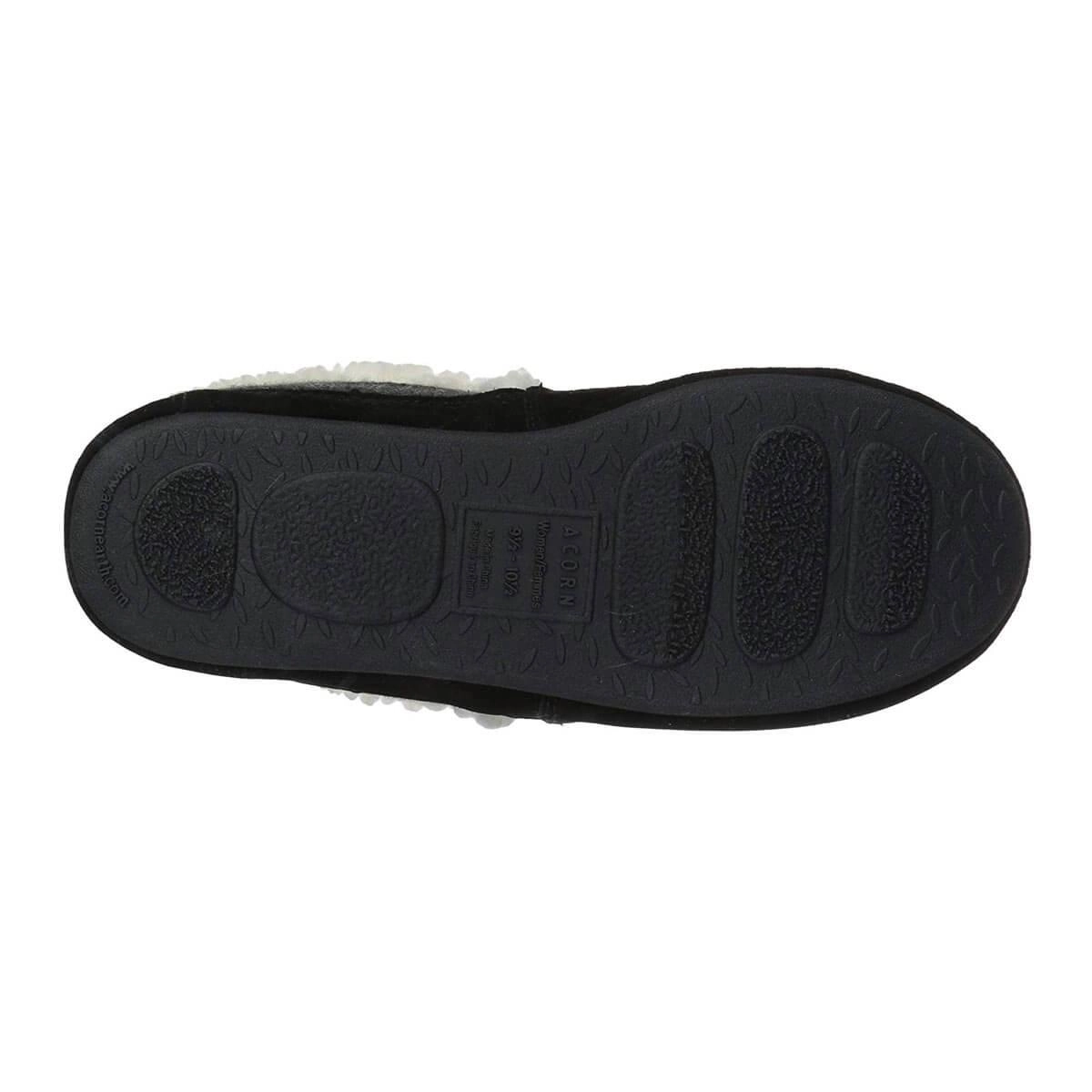 Acorn Women's Slipper - Moc Ragg Wool Dark Charcoal Heather | A10153