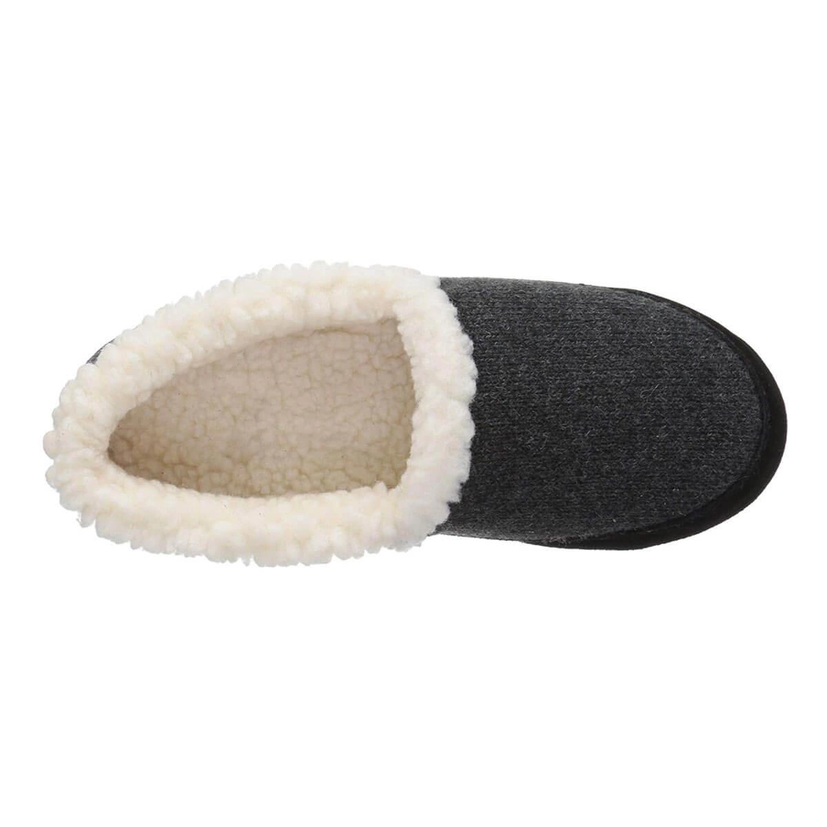 Acorn Women's Slipper - Moc Ragg Wool Dark Charcoal Heather | A10153