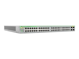 Allied Telesis AT GS950/52PS V2 - Switch - smart - 24 x 10/100/1000 (PoE )   24 x 10/100/1000   4 x 1000Base-X - side to side AT-GS950/52PS V2-10