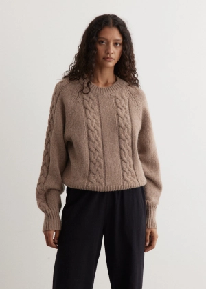 Alpaca Cashmere Cable Knit