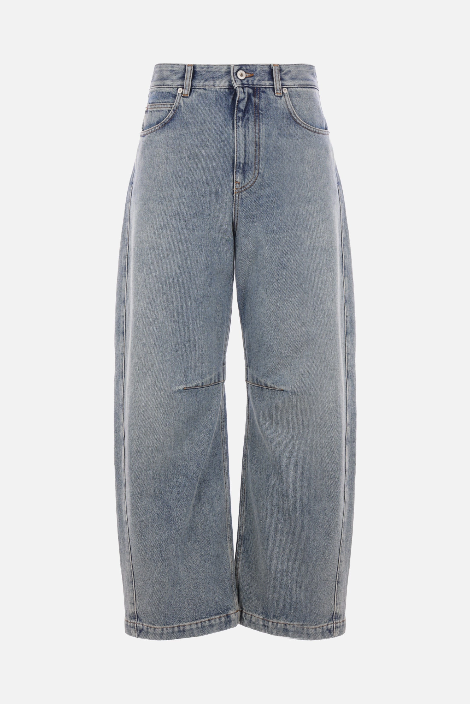 Anagram barrel jeans in denim