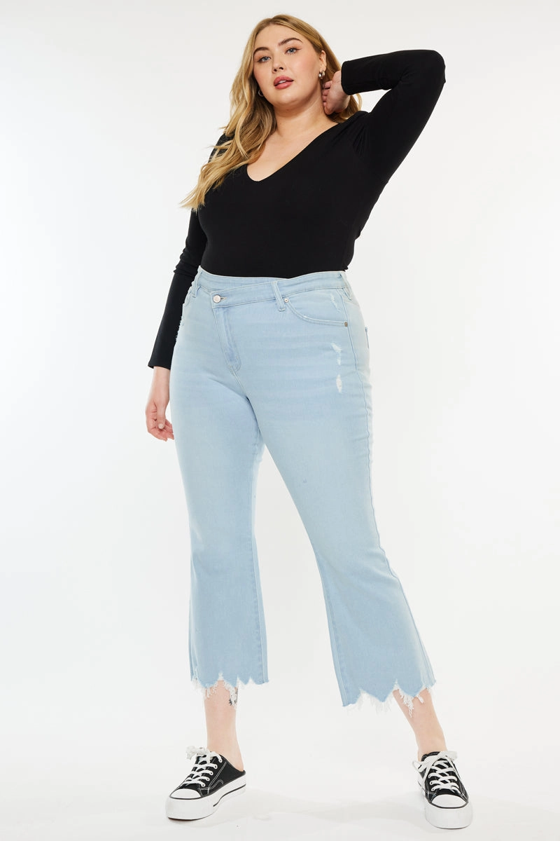 Anahi High Rise Kick-Flare Jeans (Plus Size)