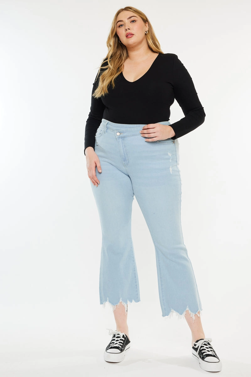 Anahi High Rise Kick-Flare Jeans (Plus Size)