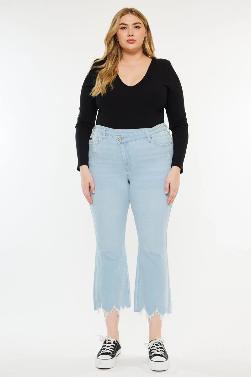 Anahi High Rise Kick-Flare Jeans (Plus Size)