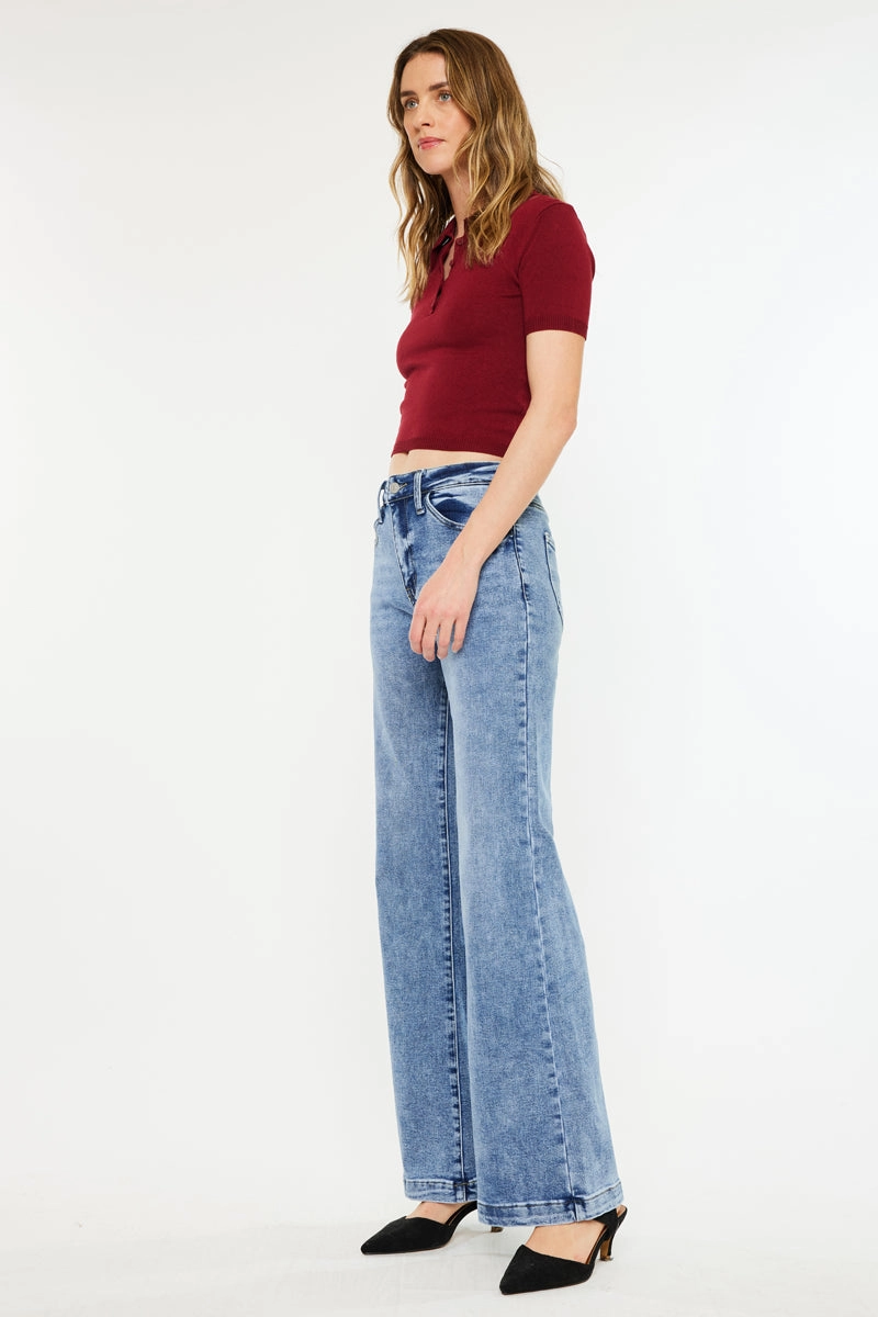 Avonlea Essentials High Rise Wide Leg Flare