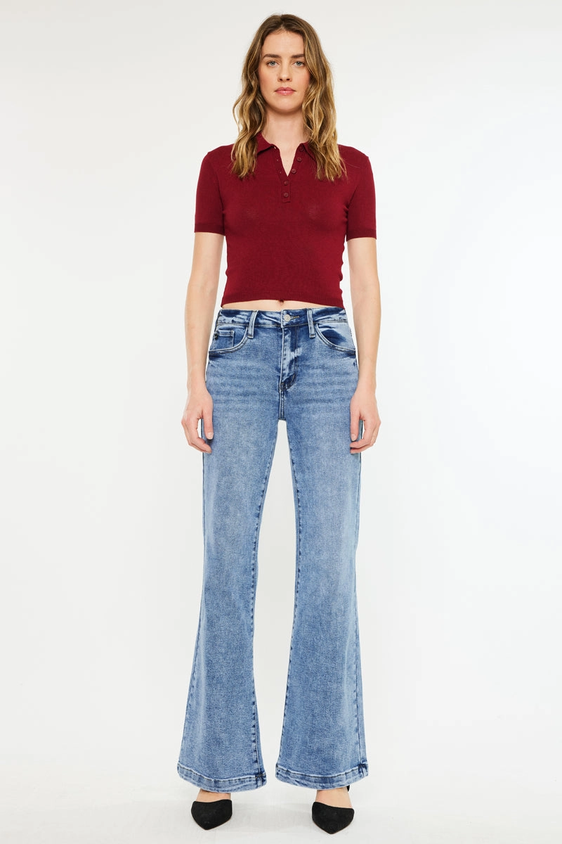Avonlea Essentials High Rise Wide Leg Flare