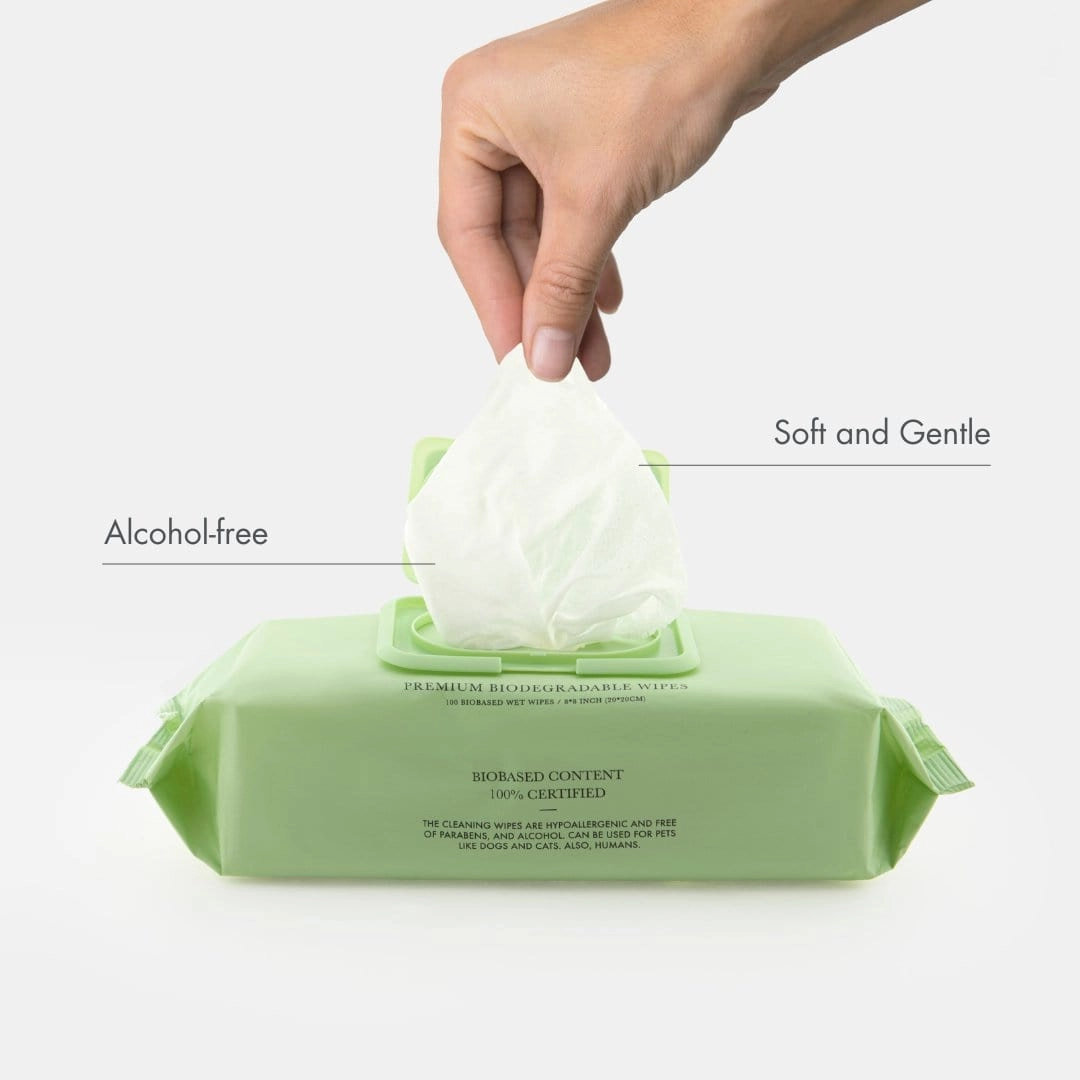 Biodegradable and Plant-Based Premium Wipes | Multiple Sizes