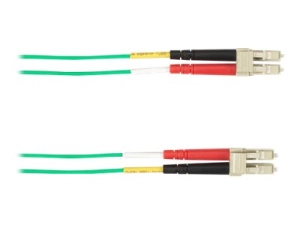 Black Box - Patch cable - LC multi-mode (M) to LC multi-mode (M) - 10 m - fiber optic - duplex - green FOLZH62-010M-LCLC-GN