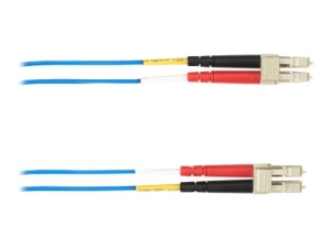 Black Box - Patch cable - LC multi-mode (M) to LC multi-mode (M) - 2 m - fiber optic - duplex - blue FOLZH10-002M-LCLC-BL