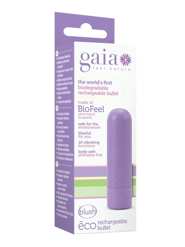 Blush Gaia Eco Bullet Rechargeable Biodegradable Vibrator