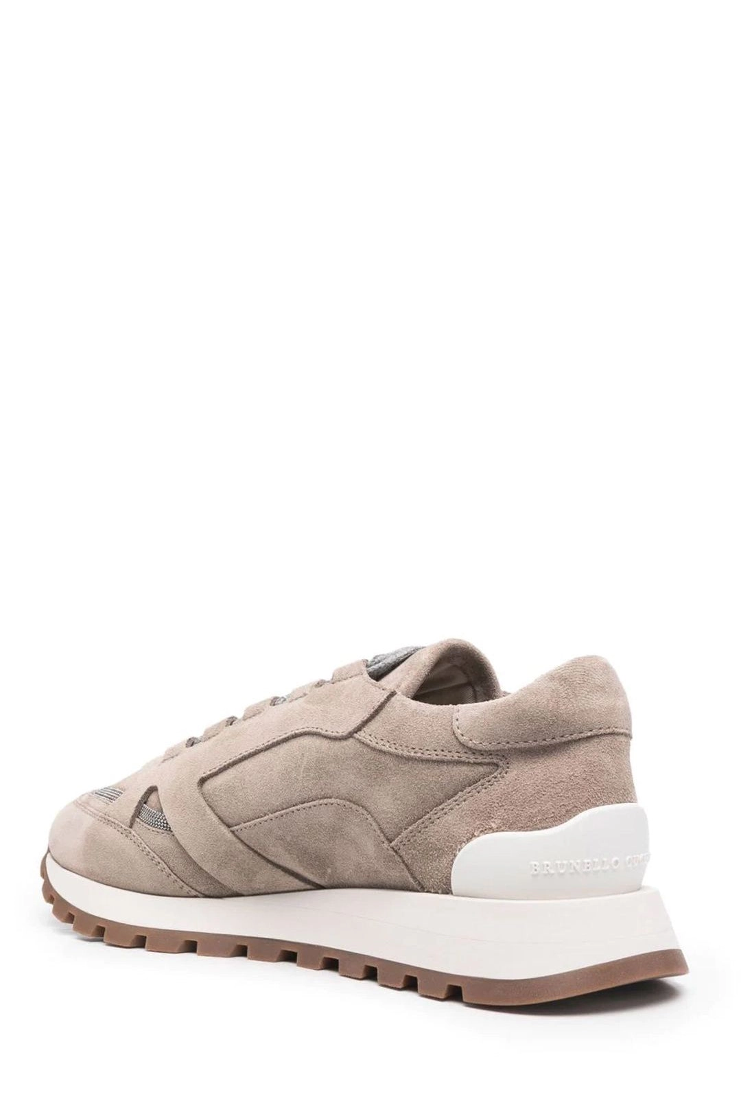 Brunello Cucinelli Monili Chain Detailed Panelled Sneakers