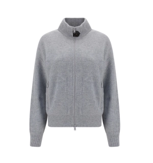 Brunello Cucinelli Zip-Up Long-Sleeved Cardigan