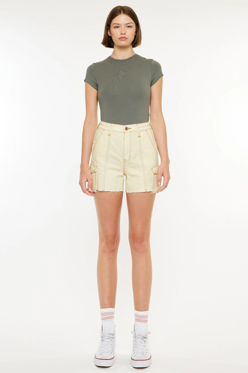 Cassie High Rise Carpenter Shorts