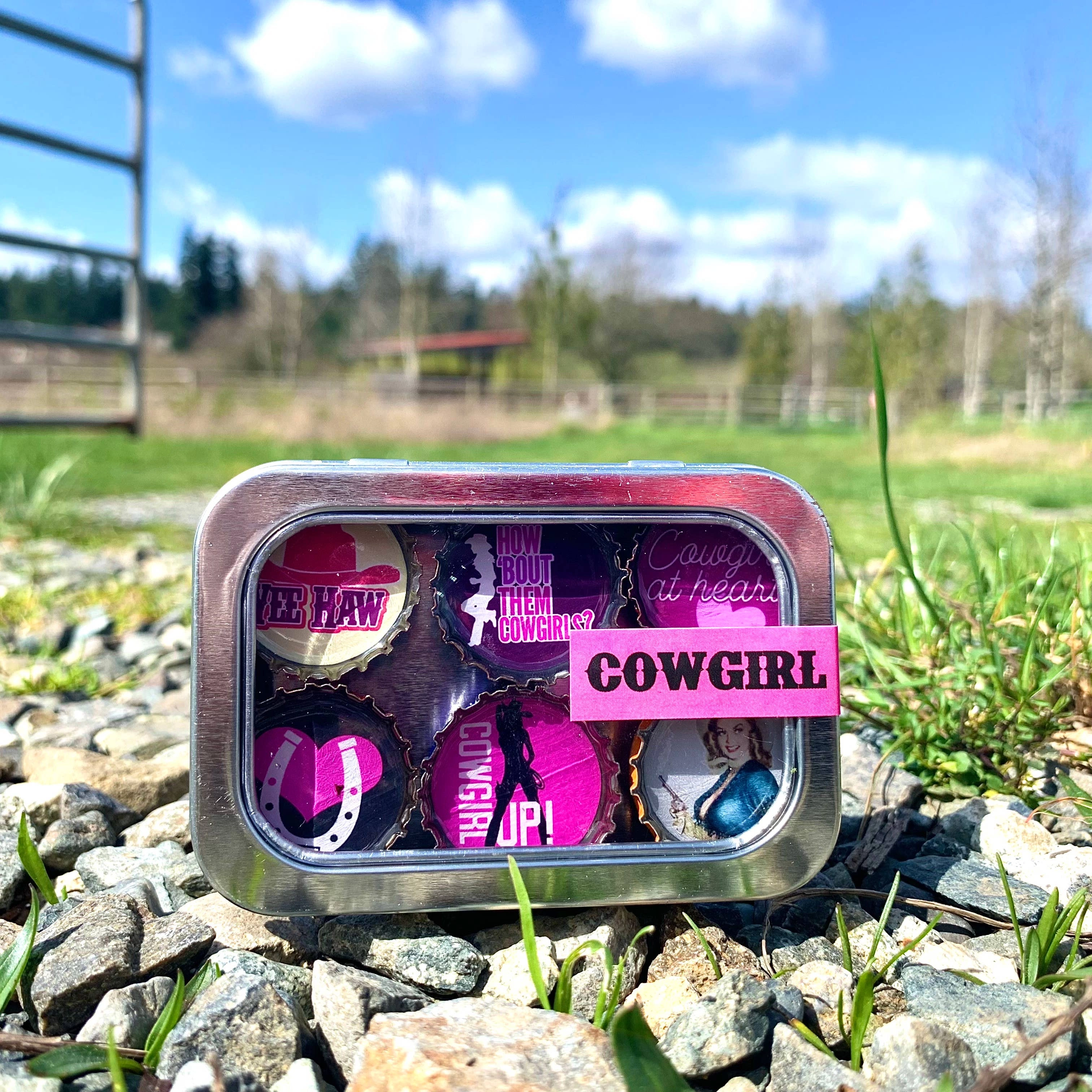 Cowgirl Magnets by Kates Magnets set of 6