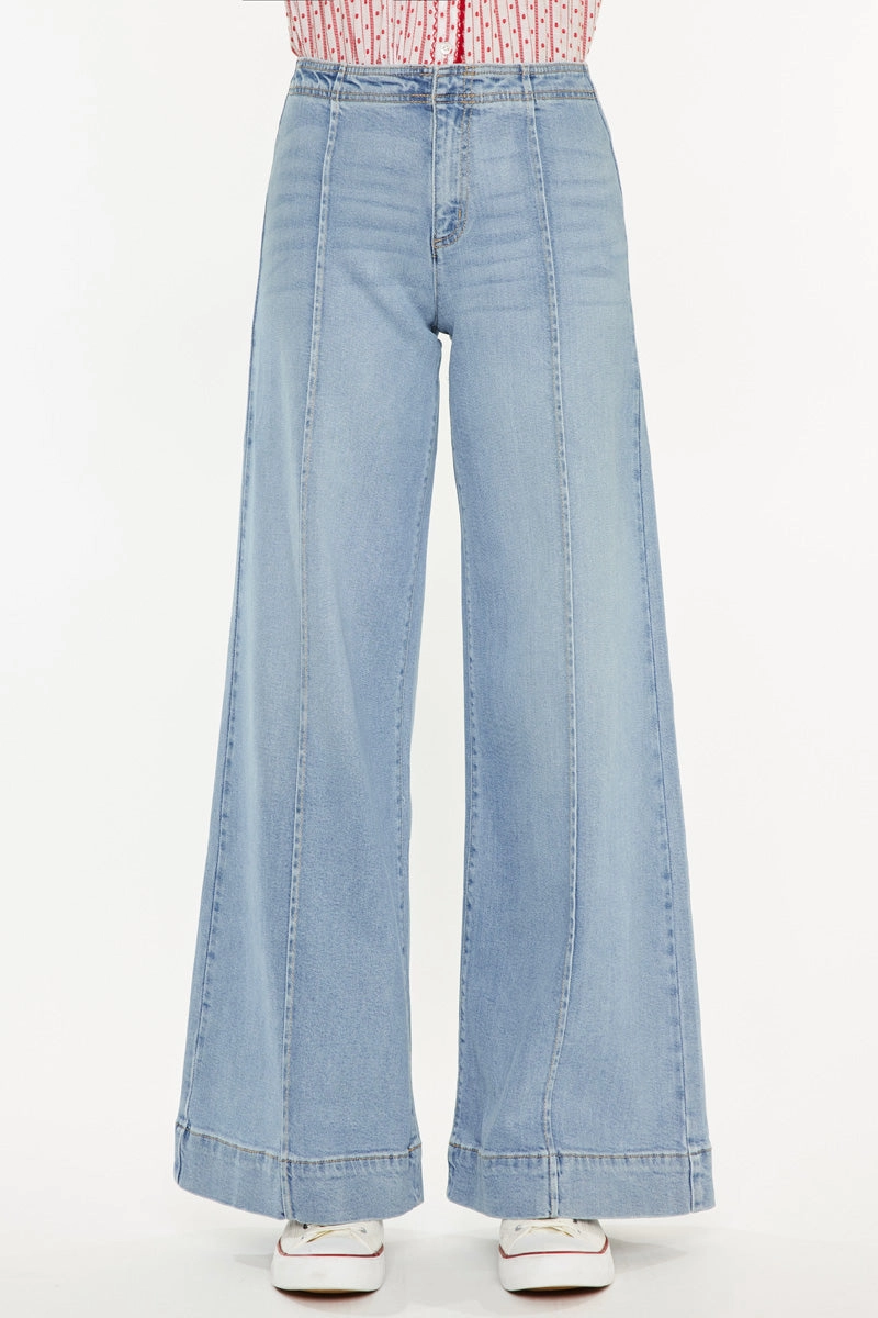 Deena High Rise Wide Leg Jeans
