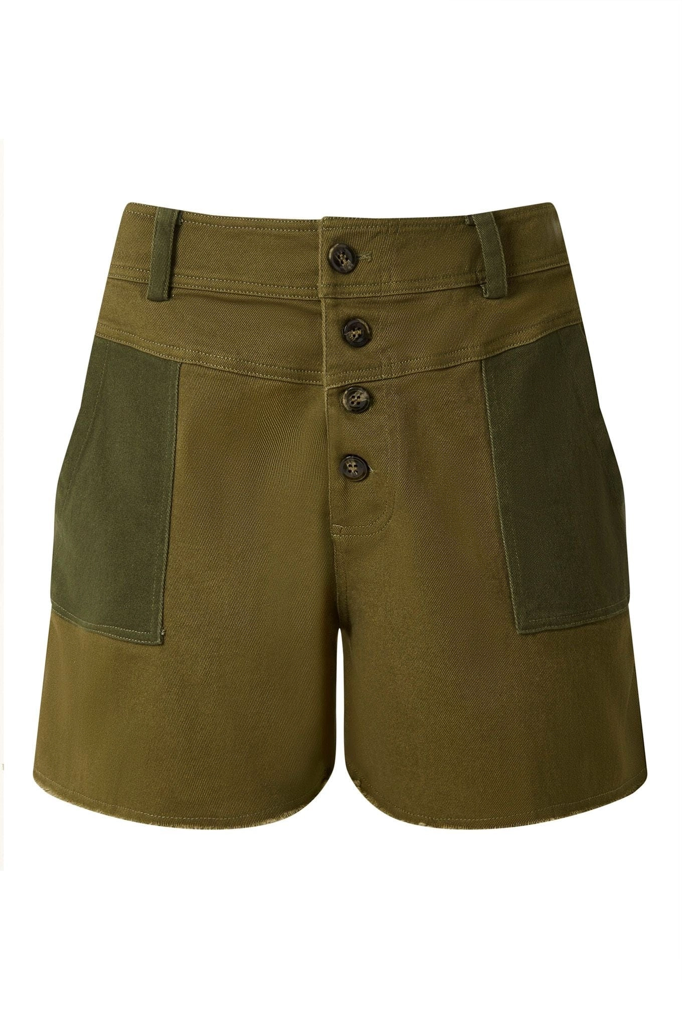 Desert Women's Organic Cotton Shorts |  Dark Green