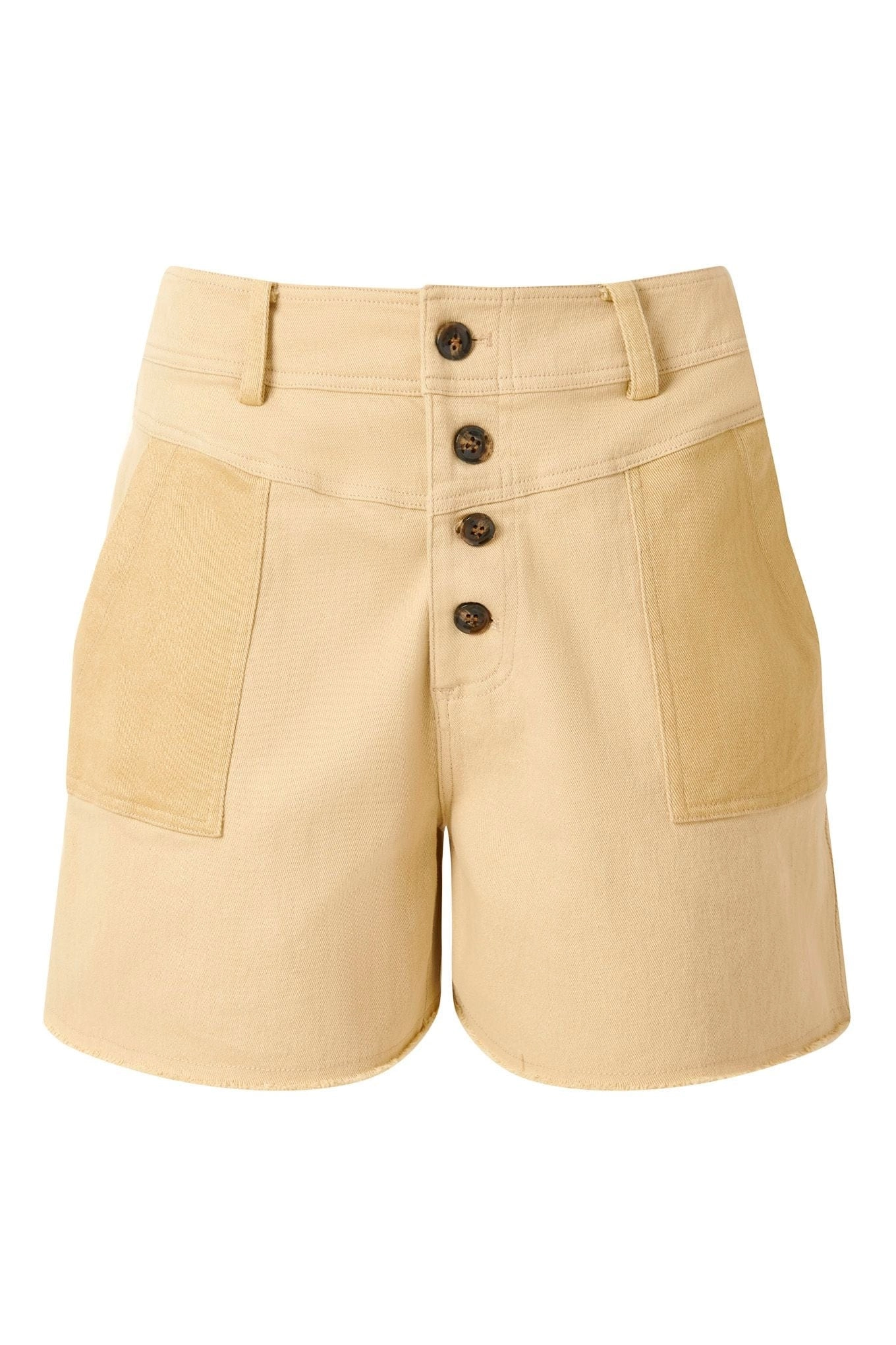 Desert Women's Organic Cotton Shorts | Dark Sand