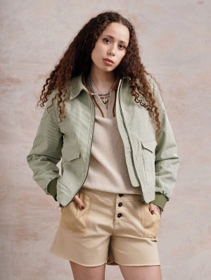 Desert Women's Organic Cotton Shorts | Dark Sand