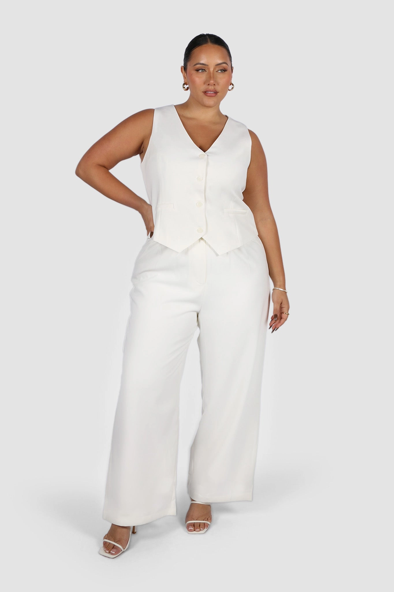 DIEGO VEST WHITE