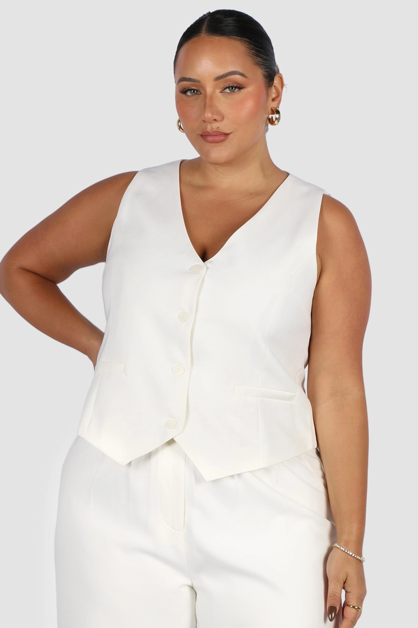 DIEGO VEST WHITE