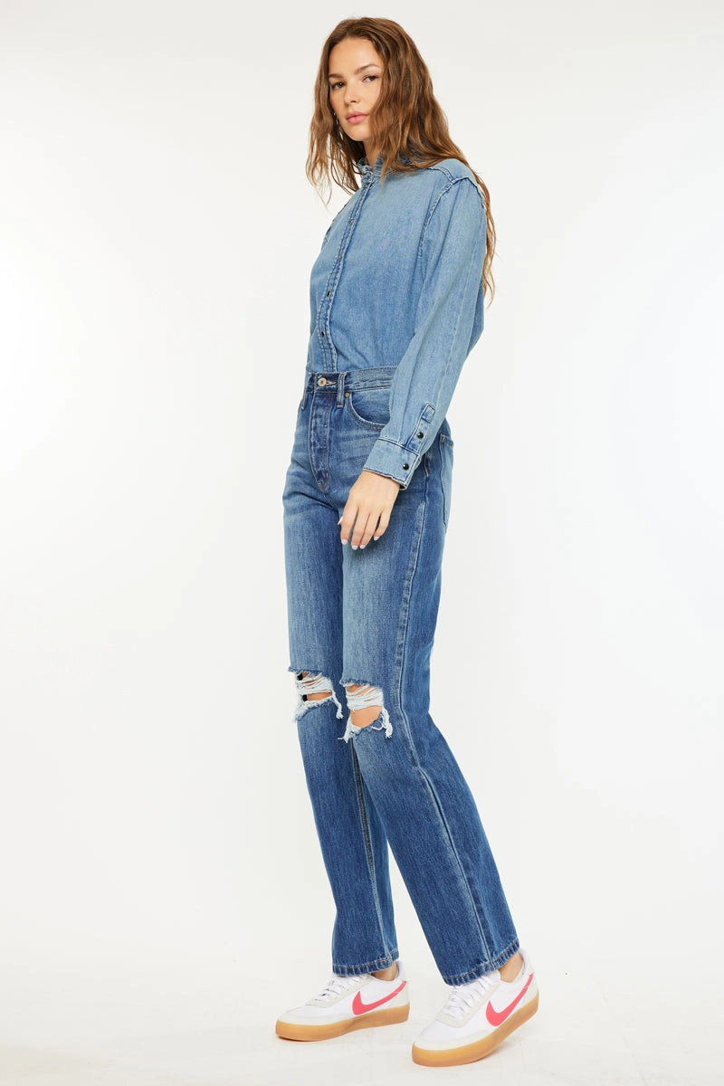 Dixon Ultra High Rise 90's Boyfriend Jeans