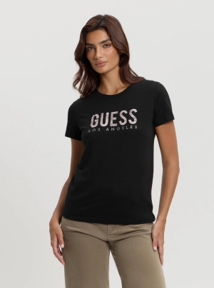 Eco Black Python Logo T-Shirt