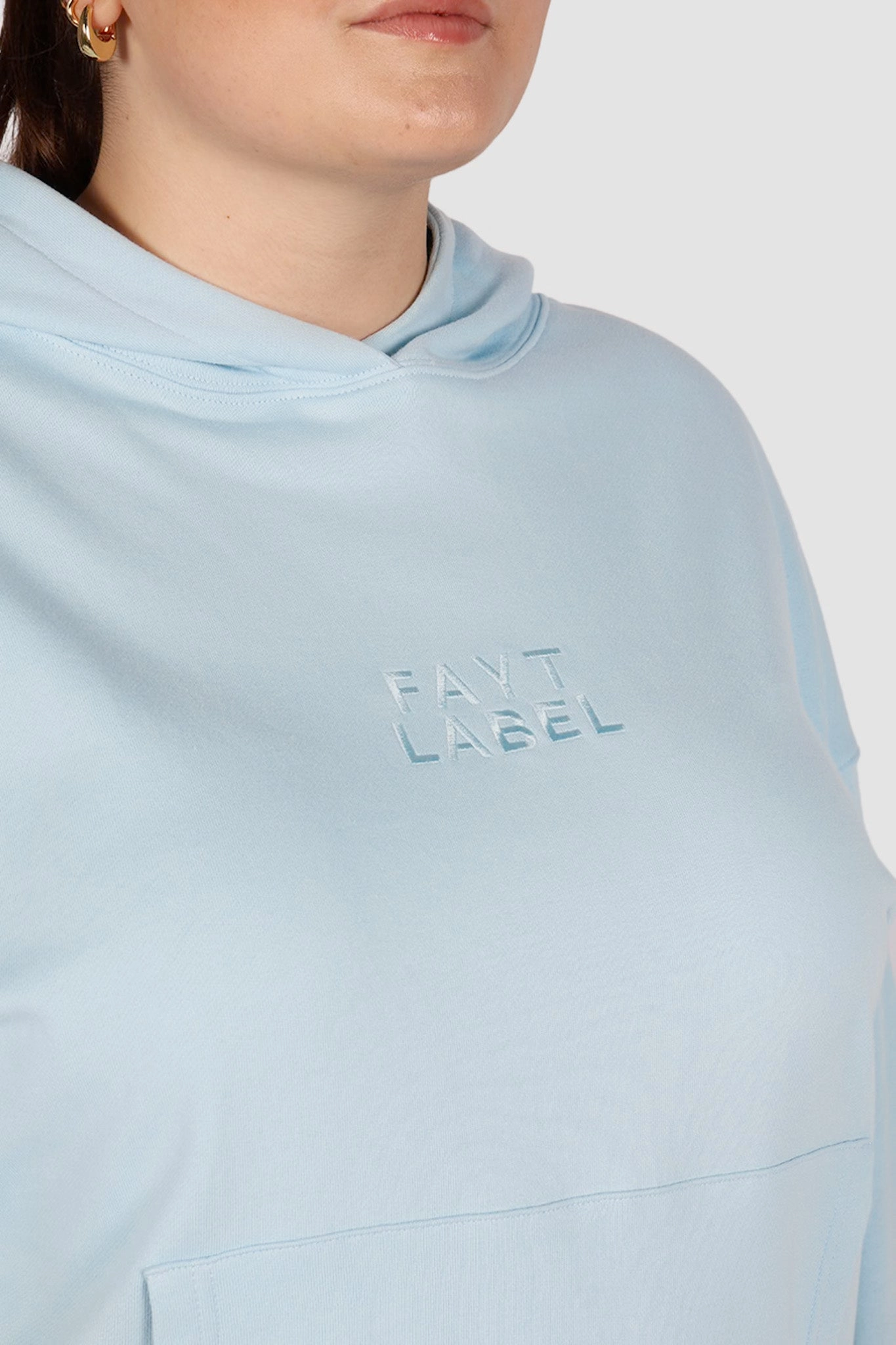 FAYT LOGO HOODIE BLUE