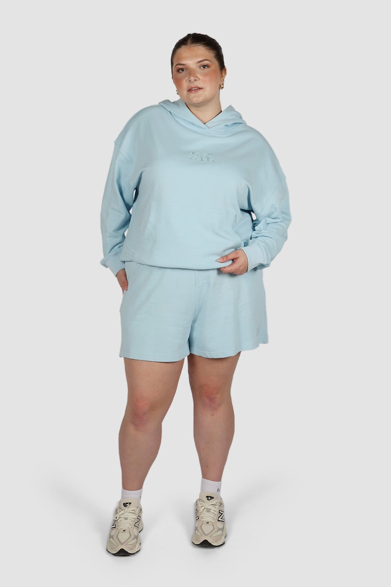 FAYT LOGO HOODIE BLUE