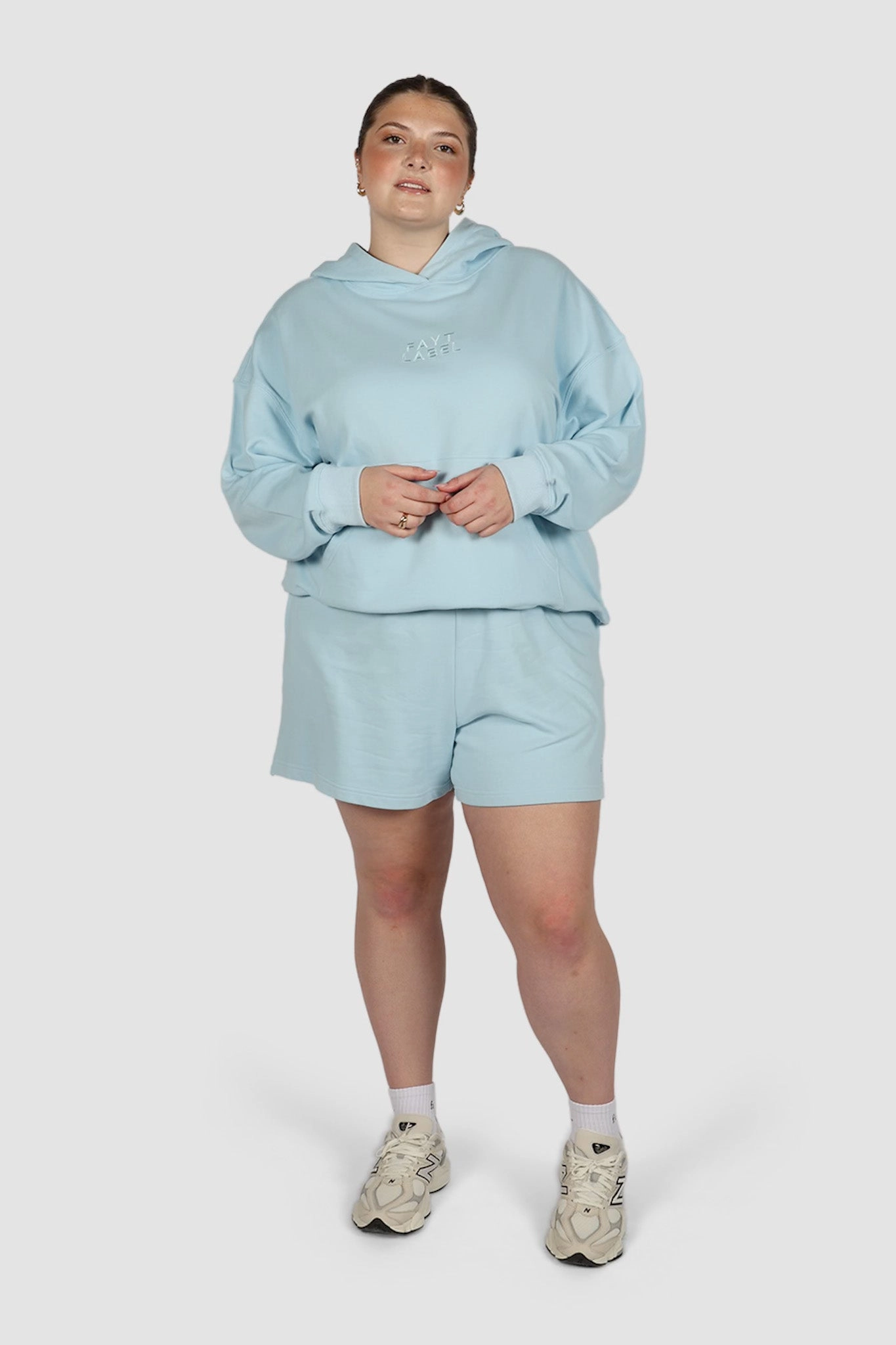 FAYT LOGO HOODIE BLUE