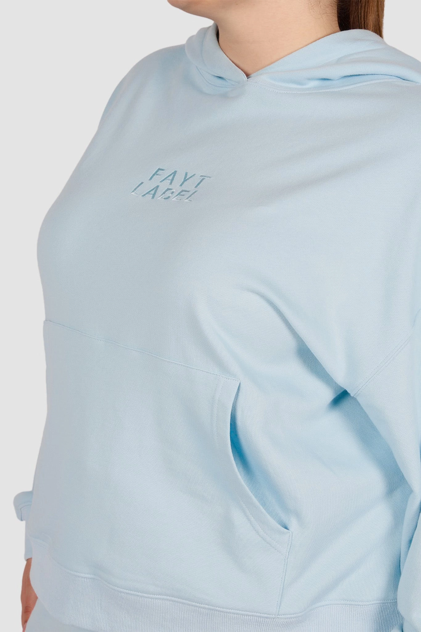 FAYT LOGO HOODIE BLUE
