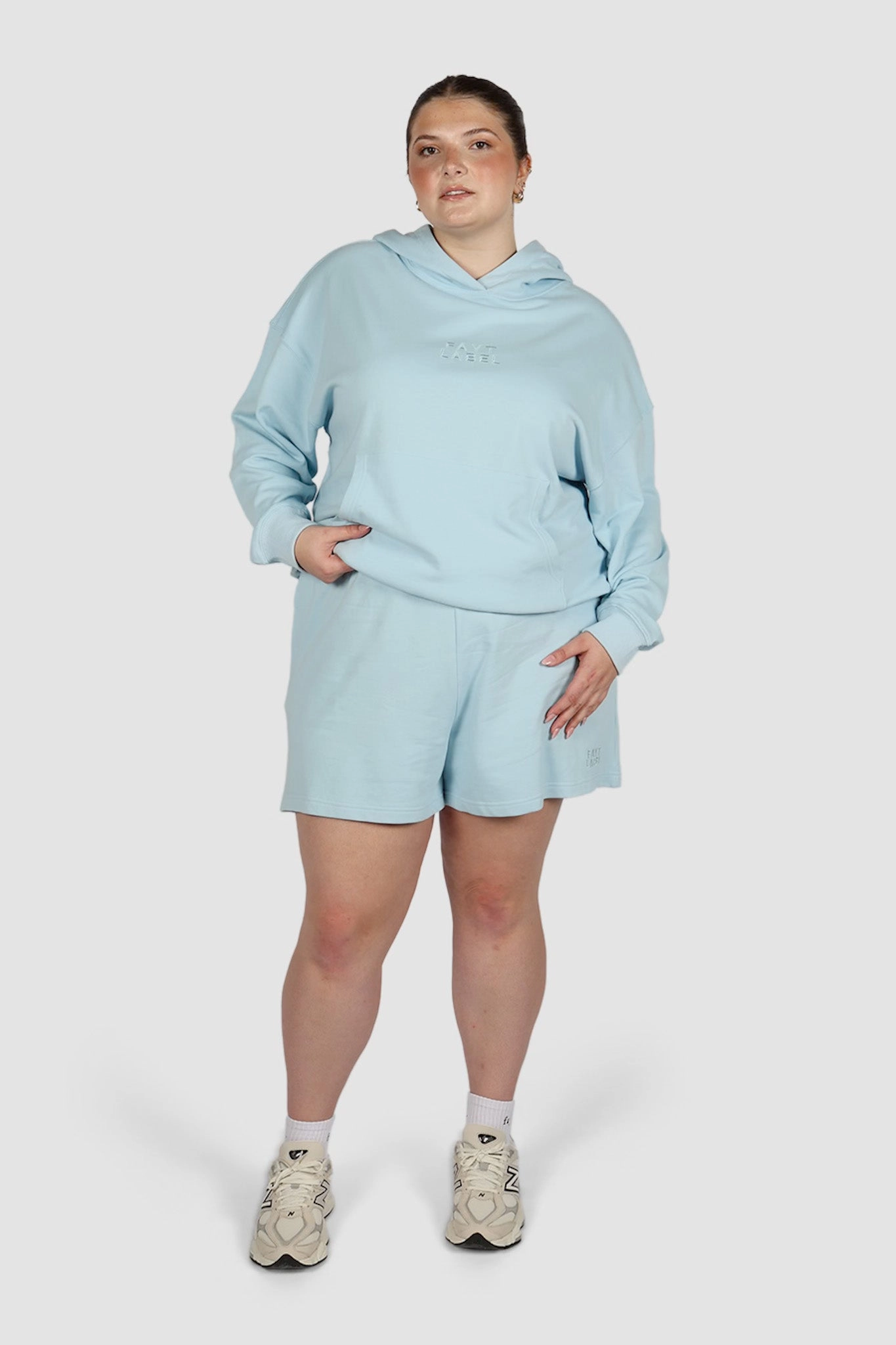FAYT LOGO HOODIE BLUE