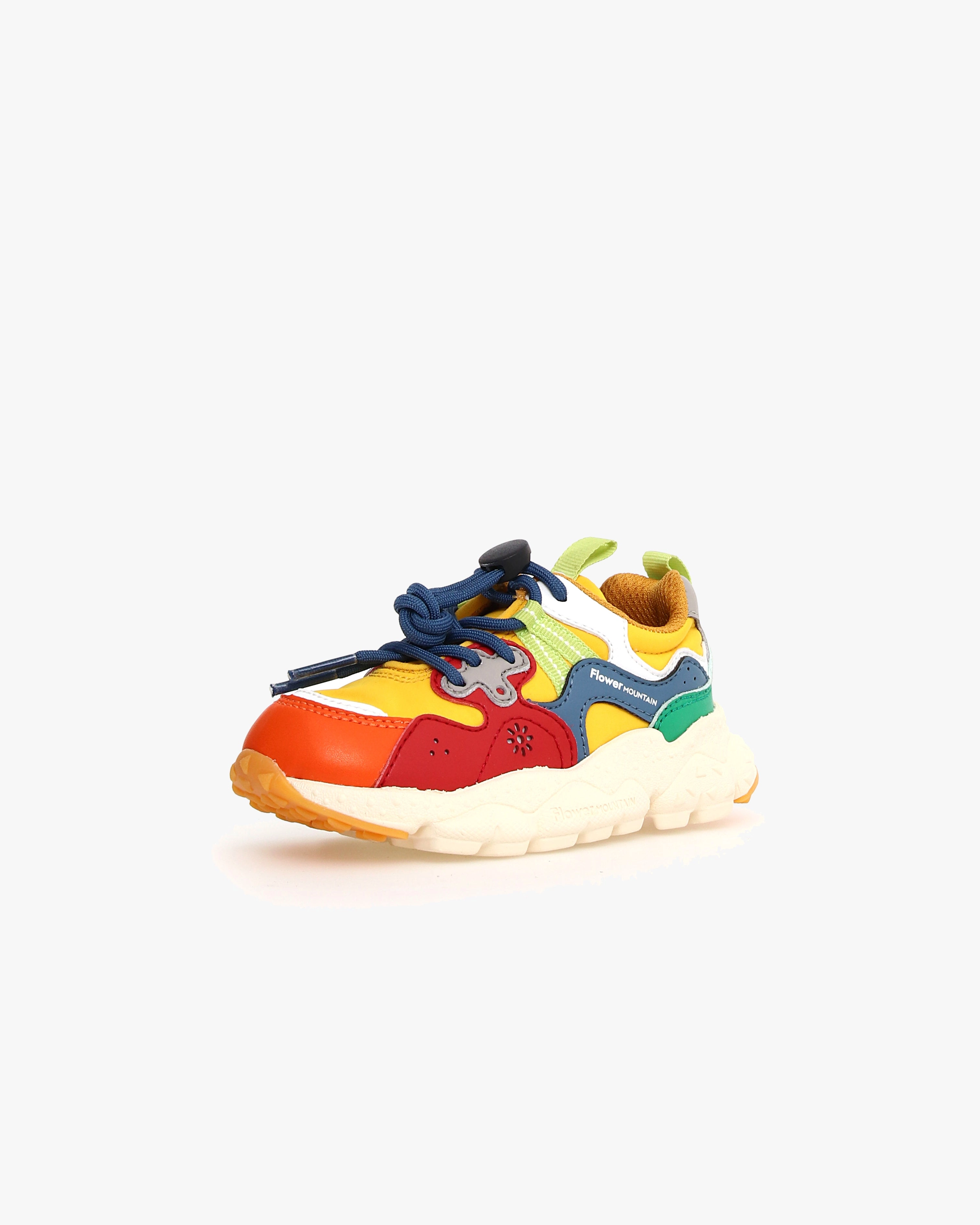 Flower Mountain Kids Yamano 3 E-Calf & Nylon - Orange / Citrus / Cuoio