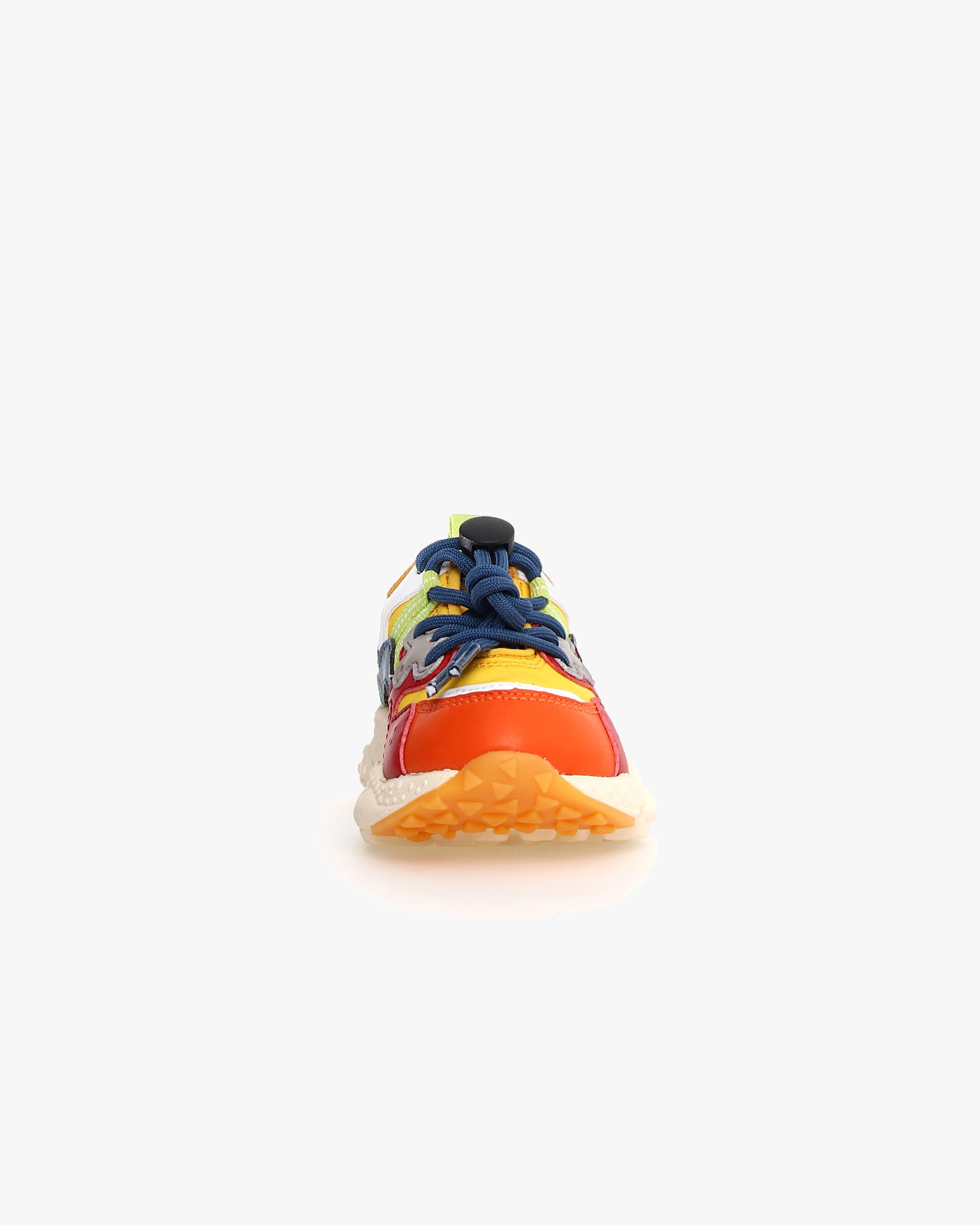 Flower Mountain Kids Yamano 3 E-Calf & Nylon - Orange / Citrus / Cuoio