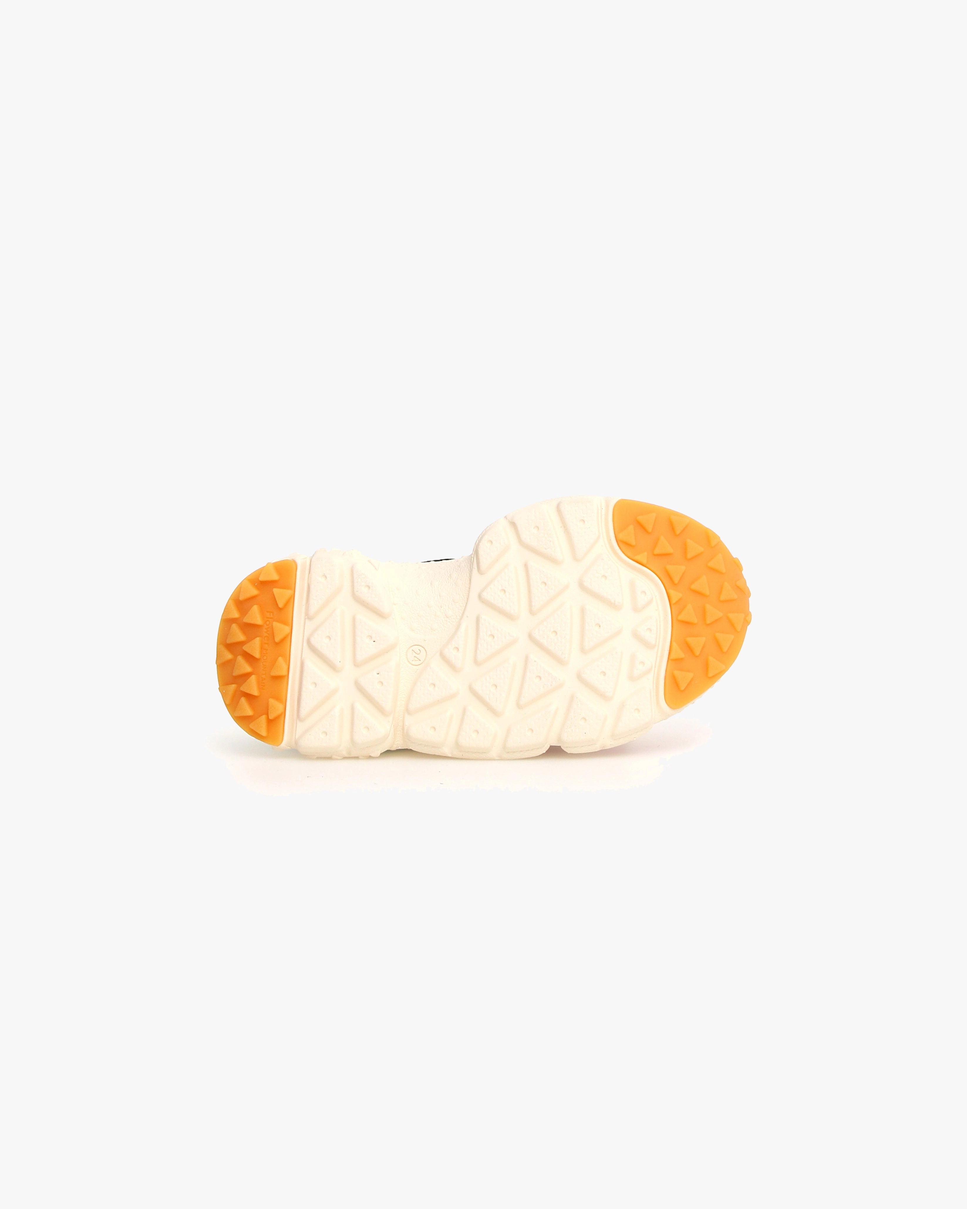 Flower Mountain Kids Yamano 3 E-Calf & Nylon - Orange / Citrus / Cuoio