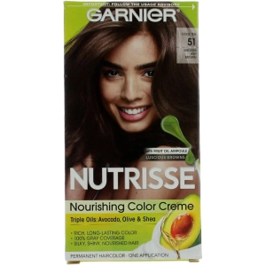 Garnier Women's Permanent Hair Color - Nutrisse Nourishing Coloring Creme, Cool Tea 51