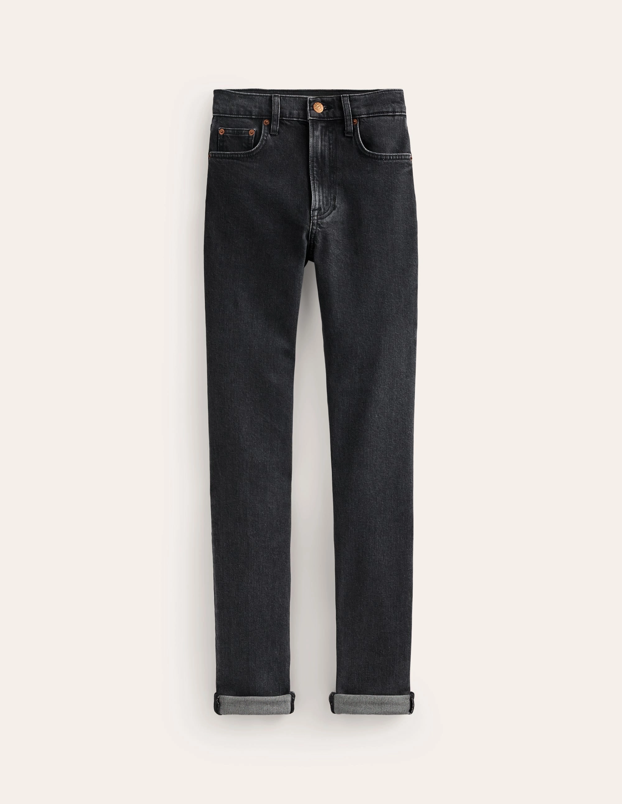 Girlfriend Jeans-Washed Black