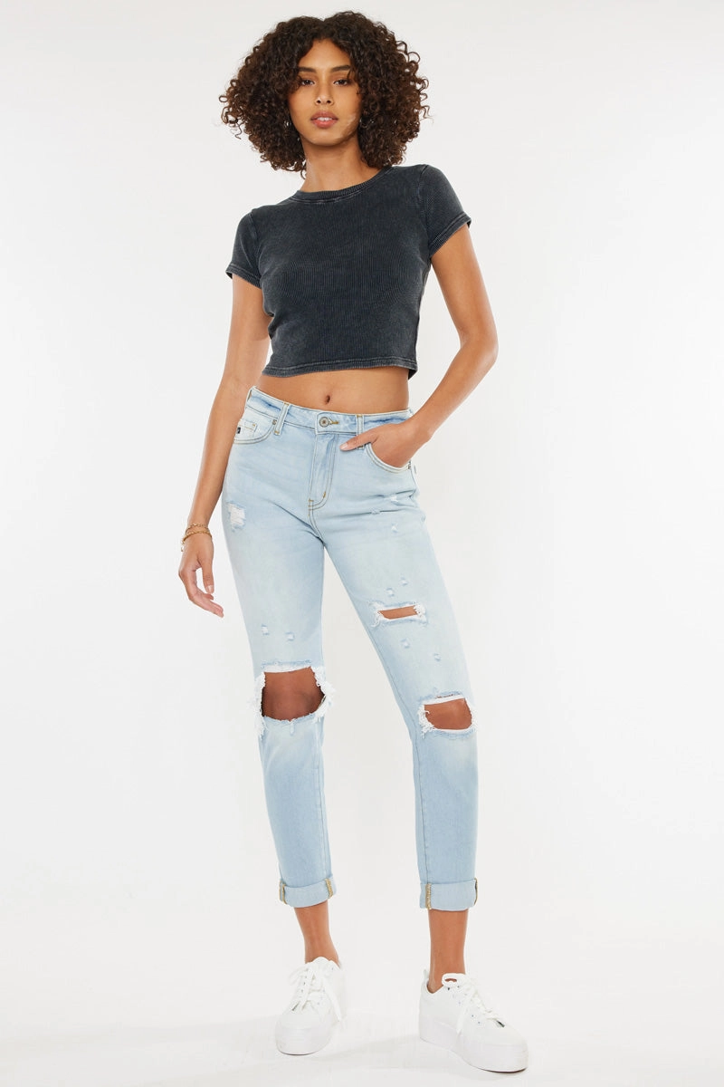 Greer Ultra High Rise Mom Jeans