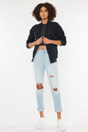 Greer Ultra High Rise Mom Jeans