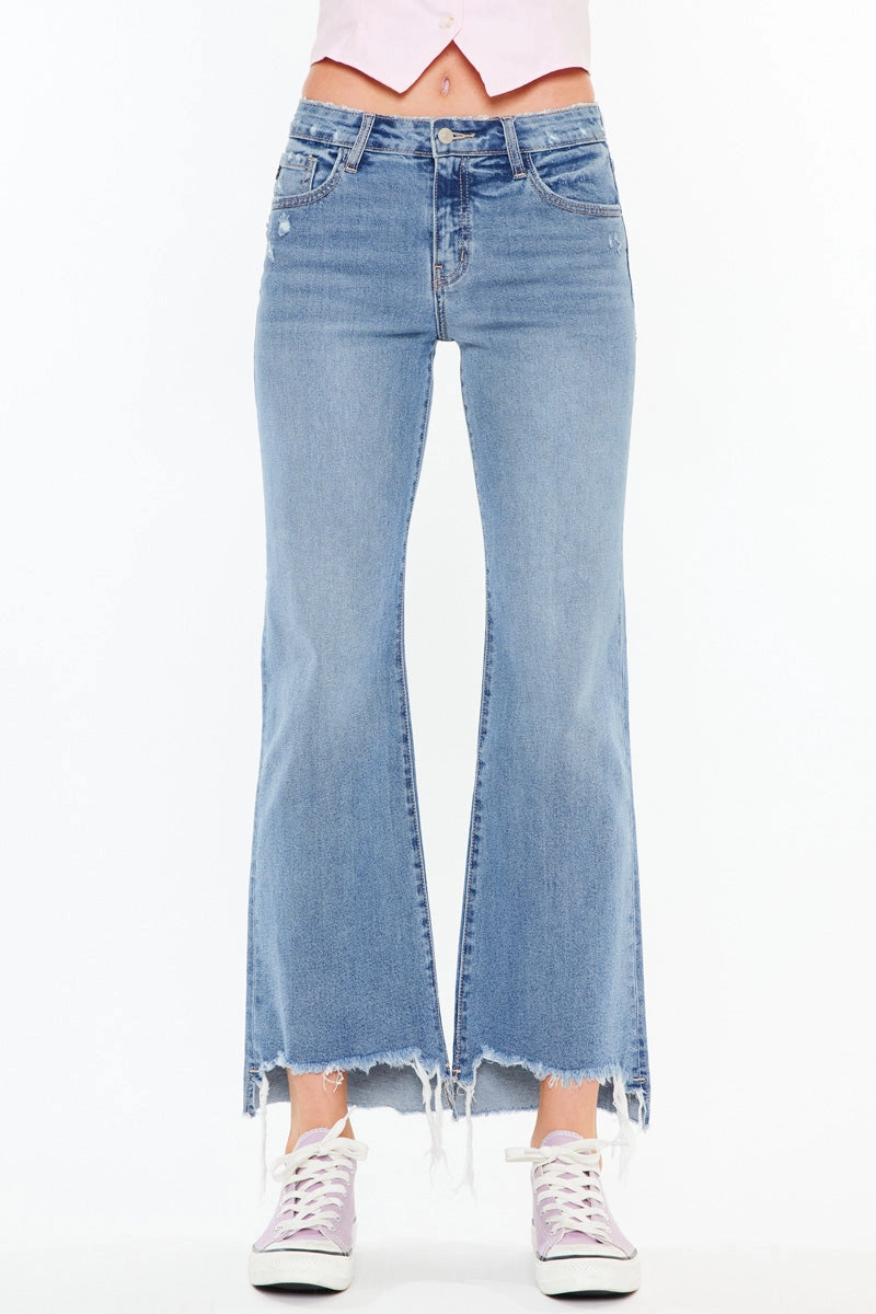 Gwen Essentials High Rise Wide Flare Jeans